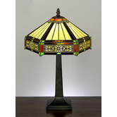 Forest Tiffany 50cm Tiffany Six-Sided Style Stained Glass Table Lamp