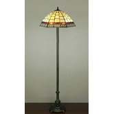 Forest Tiffany Tiffany Two Light Valley Floor Lamp