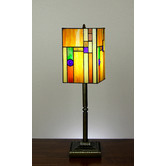 Forest Tiffany Tully Leadlight Tiffany Table Lamp