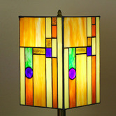 Forest Tiffany Tully Leadlight Tiffany Table Lamp