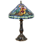 Forest Tiffany 50cm Tiffany  Sun Flower Table Lamp