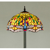 Forest Tiffany Tiffany Dragonfly 2 Light Floor Lamp