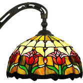 Forest Tiffany Tulip Tiffany-Style Floor Lamp