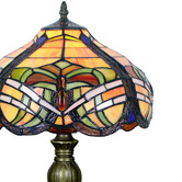 Forest Tiffany 50cm Baroque Tiffany-Style Table Lamp