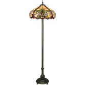 Forest Tiffany Baroque Tiffany-Style Floor Lamp