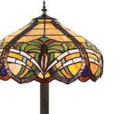 Forest Tiffany Baroque Tiffany-Style Floor Lamp