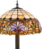Forest Tiffany Ivory Victorian Tiffany-Style Floor Lamp
