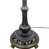 Forest Tiffany Ivory Victorian Tiffany-Style Floor Lamp