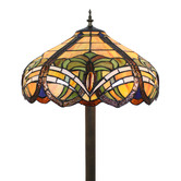 Forest Tiffany Baroque Tiffany-Style Floor Lamp