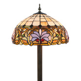 Forest Tiffany Ivory Victorian Tiffany-Style Floor Lamp