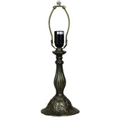 Forest Tiffany 50cm Tiffany Leaf Table Lamp in Zinc Alloy