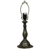 Forest Tiffany Poinsettia Leadlight Tiffany Table Lamp