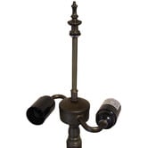 Forest Tiffany Tulip Zinc Alloy &amp; Tiffany Glass 2 Light Floor Lamp