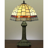 Forest Tiffany 48cm Tiffany Valley Forge Table Lamp