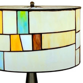 Forest Tiffany 50cm Jamila Tiffany Stained Glass Table Lamp