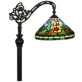 Forest Tiffany Sun Flower Tiffany Stained Glass Floor Lamp