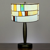 Forest Tiffany 50cm Jamila Tiffany Stained Glass Table Lamp