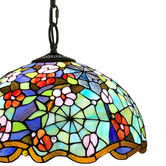 Forest Tiffany Floral Style Tiffany Stained Glass Pendant Light
