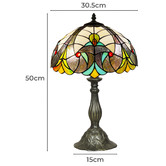 Forest Tiffany Victorian Tiffany Leadlight Table Lamp