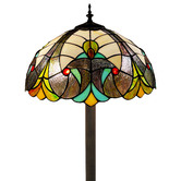 Forest Tiffany Victorian Style Tiffany Stained Glass Floor Lamp