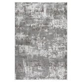 Lotus Rugs Nickel Grey Fantasy Power-Loomed Rug