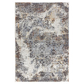 Lotus Rugs Brown &amp; Grey Glamour Power-Loomed Rug