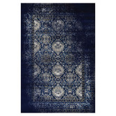 Lotus Rugs Navy Vignette Barren Power-Loomed Rug