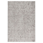 Lotus Rugs Platinum Grey Fantasy Power-Loomed Rug
