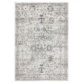 Lotus Rugs Light Grey Glamour Power-Loomed Rug