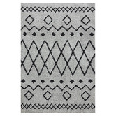 Lotus Rugs Grey Sketch Mellow Power-Loomed Rug