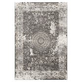 Lotus Rugs Grey Retro Empire Power-Loomed Rug