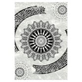 Lotus Rugs Grey Dome Beantown Power-Loomed Rug
