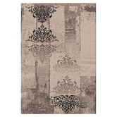 Lotus Rugs Brown Column Beantown Power-Loomed Rug