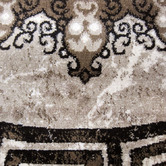 Lotus Rugs Brown Dome Beantown Power-Loomed Rug