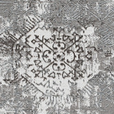 Lotus Rugs Nickel Grey Fantasy Power-Loomed Rug