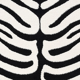 Lotus Rugs Black &amp; White Mind Beantown Power-Loomed Rug