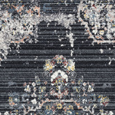 Lotus Rugs Dark Grey Crest Twilight Power-Loomed Rug