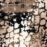 Lotus Rugs Beige Asphalt Beantown Power-Loomed Rug