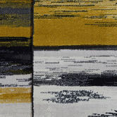 Lotus Rugs Grey &amp; Gold Patch Sonny Power-Loomed Rug