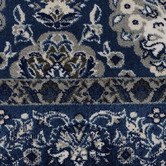 Lotus Rugs Navy Vignette Barren Power-Loomed Rug