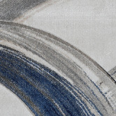 Lotus Rugs Grey &amp; Blue Loop Sonny Power-Loomed Rug