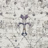 Lotus Rugs Light Grey Glamour Power-Loomed Rug