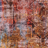 Lotus Rugs Orange Glory Power-Loomed Rug