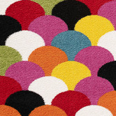 Lotus Rugs Multi-Coloured Scale Nebula Power-Loomed Rug