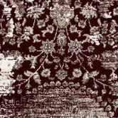 Lotus Rugs Red Retro Empire Power-Loomed Rug