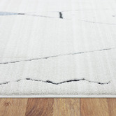 Lotus Rugs Cream Sketch Twilight Power-Loomed Rug