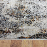 Lotus Rugs Brown &amp; Grey Glamour Power-Loomed Rug