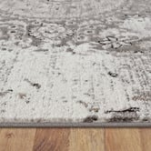 Lotus Rugs Grey Retro Empire Power-Loomed Rug