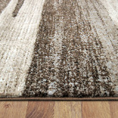 Lotus Rugs Brown Grain Beantown Power-Loomed Rug