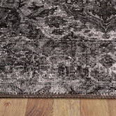 Lotus Rugs Black &amp; Grey Glory Power-Loomed Rug